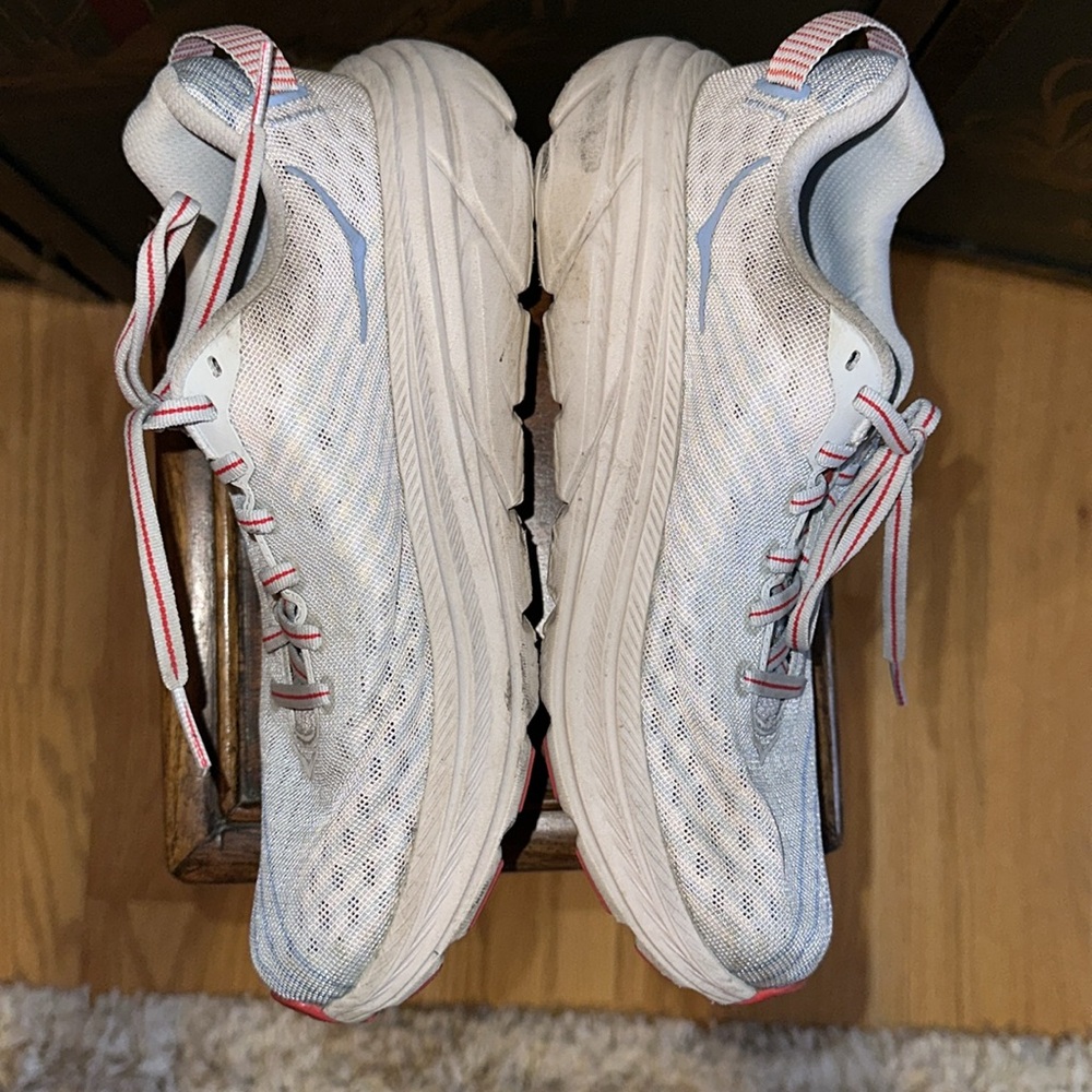 HOKA One One Womens 7.5 Running Shoe Placid Blue Plein Air Rincon 1102875 *523 - Picture 8 of 12